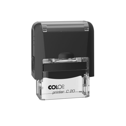 Автоматическая оснастка для штампа Colop Printer C 20 с защитной крышкой — черный