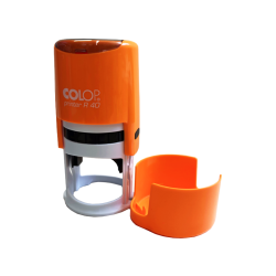 Colop Printer R 40 с защитной крышкой — неоновый оранжевый