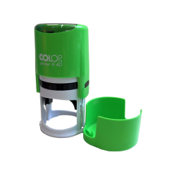 Colop Printer R 40 с защитной крышкой — неоновый зеленый