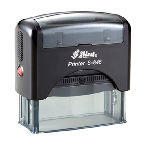 Автоматическая оснастка для штампа Shiny Printer S-846 — черный Автоматическая оснастка для штампа Shiny Printer S-846 — черный