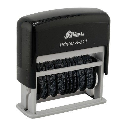 Автоматическая оснастка для штампа Shiny Printer S-311 цифровой — черный